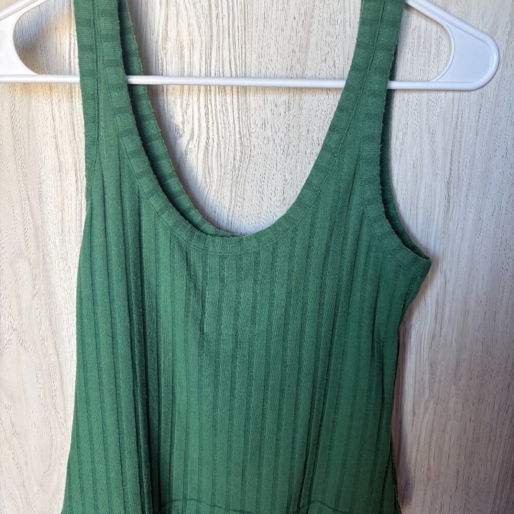 Chaser Green Ribbed Tank Top - Picture 3 of 3